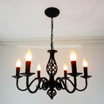 6 Lights Candles-shaped LED Modern Chandeliers Pendant Light Hanging Lamp