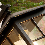 Minimalist Square Glass Lampshade Waterproof Modern Outdoor Lanterns