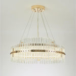 Modern Luxury Dozens of Crystal Chandelier Gold LED Lighting