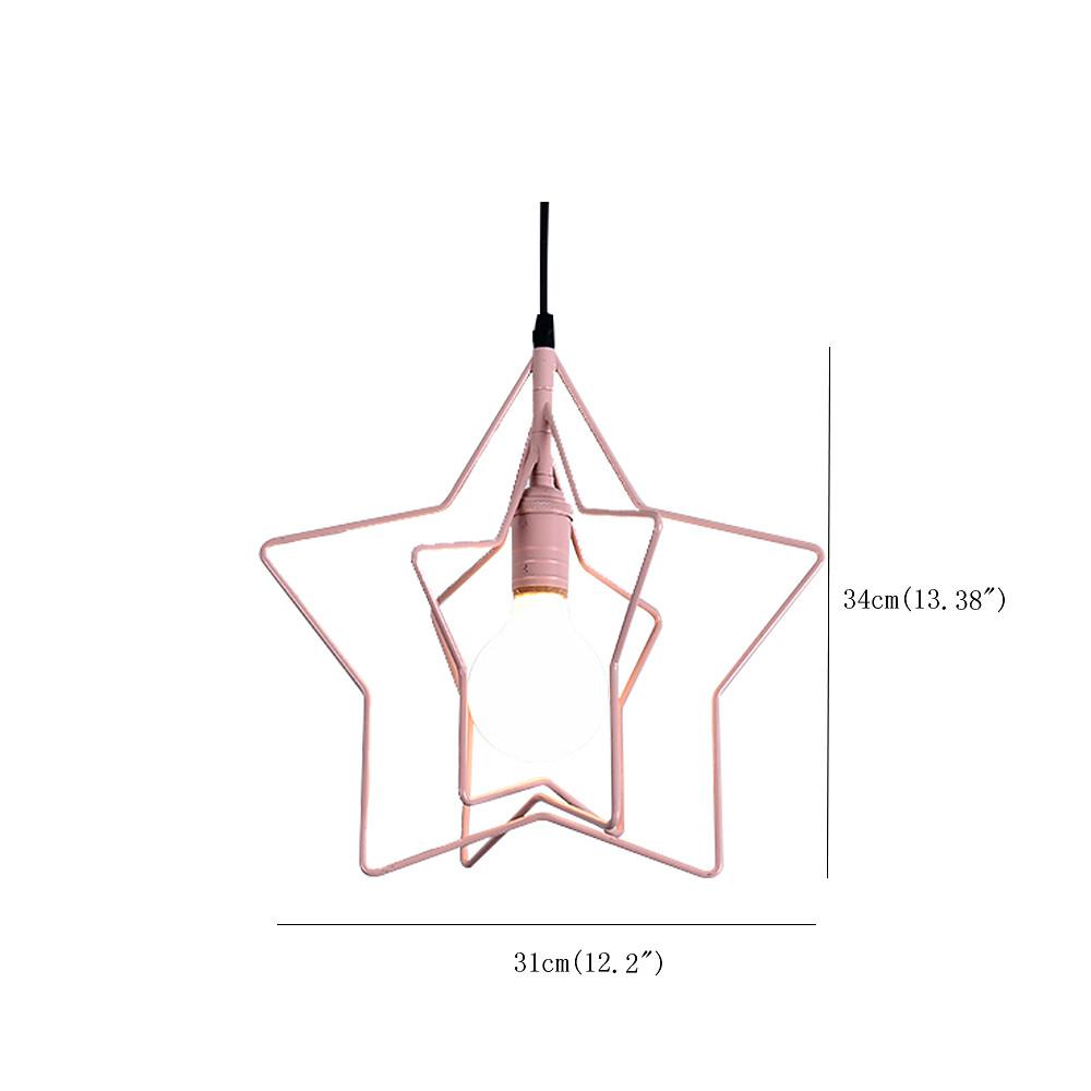 Multiple Star Shaped LED Modern Pendant Light Hanging Lamp Island Lights