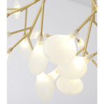 45 Lights Creative Copper Glass Design LED Modern Sputnik Chandelier