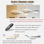 Ribbon LED Pendant Light Nordic Geometrical Linear Kitchen Lighting Dining Lighting Ceiling Lights