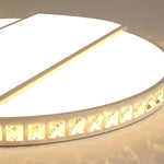 Circle Rectangular Flush Mount Light Fixtures Single LED Ambient Light