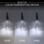 Kindjal 18"H x 20"W 13-Light Crystal Multi-Light Pendant in Black