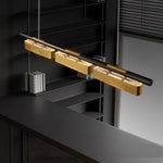 Marini Brass Dining Room Light Fixture