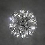 12 inch Stanless Steel LED Endless Woven Sphere Pendant Modern Lights
