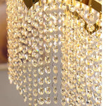 Lantern Design Electroplated Crystal Metal LED Modern Chandeliers