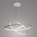 Adjustable Interweaved Ring Dimmable LED Modern Chandeliers Pendant Light