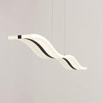 Wavy Acrylic Dimmable LED Modern Pendant Lighting Chandeliers Hanging Lamp