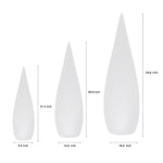 Water Drop LED Waterproof Rechargeable Solar Powered Modern Floor Lamps