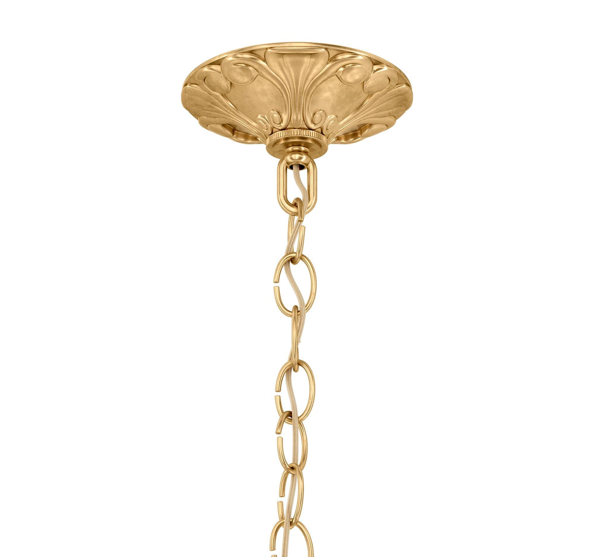 La Scala 29.5"H x 28"W 10-Light Crystal Chandelier in Heirloom Go