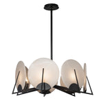 Callisto Seven Light Pendant Black