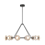 Dahlia LED Chandelier Urban Bronze/Alabaster