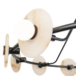 Dahlia LED Chandelier Urban Bronze/Alabaster