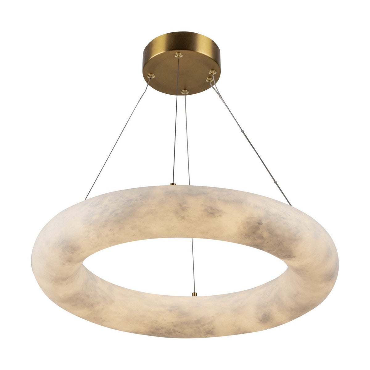 Camila LED Chandelier Brushed Brass