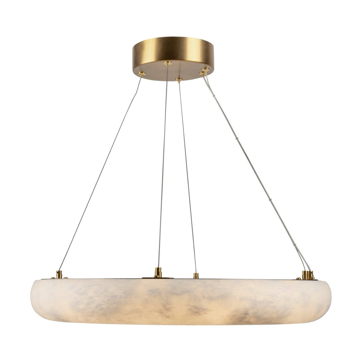 Camila LED Chandelier Brushed Brass