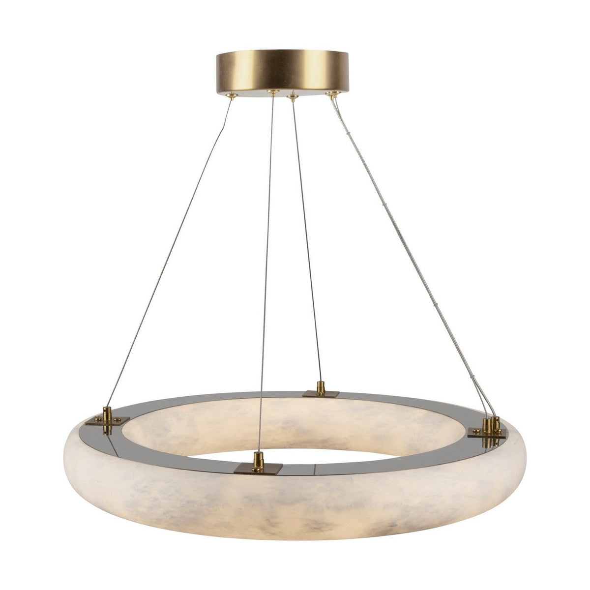 Camila LED Chandelier Brushed Brass