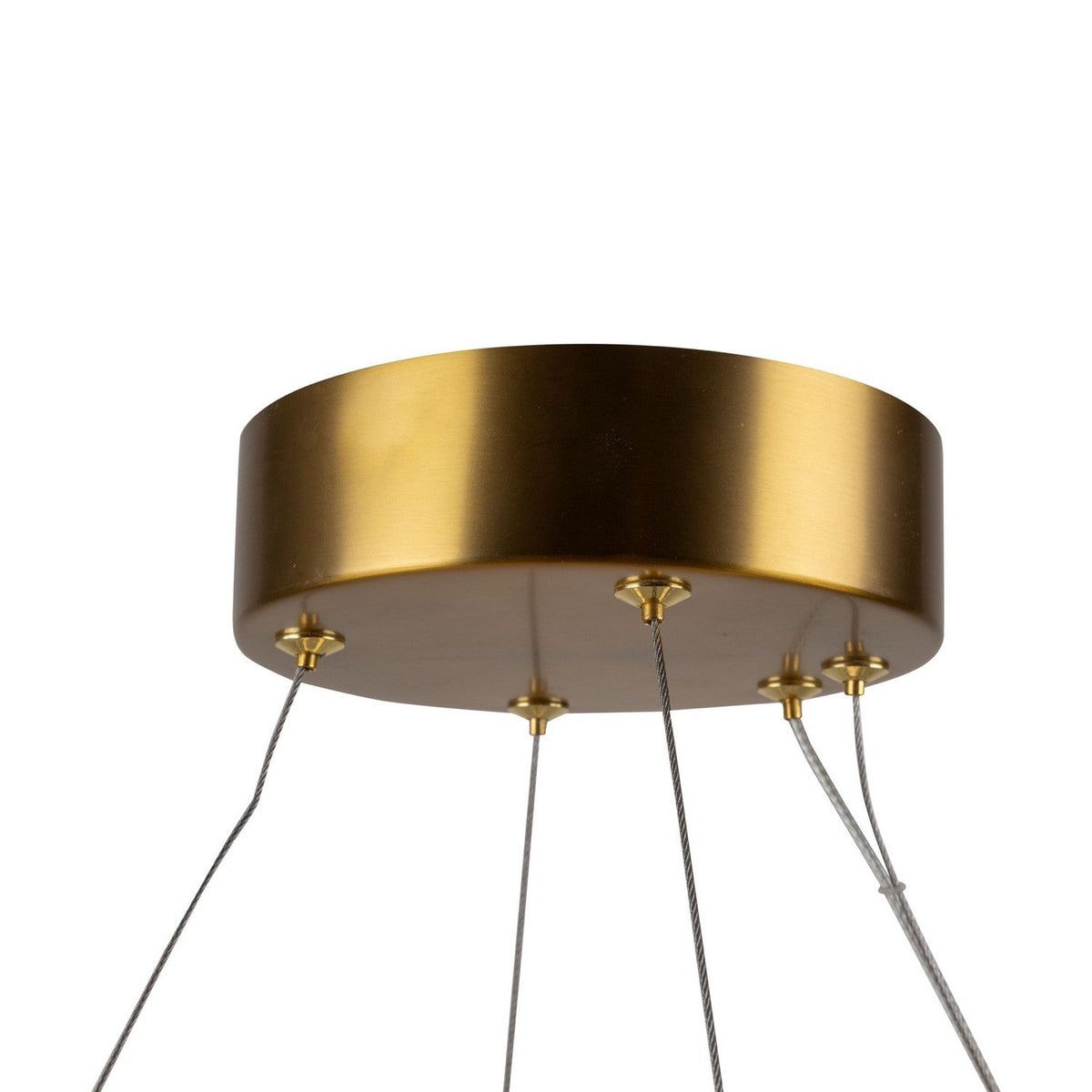 Camila LED Chandelier Brushed Brass