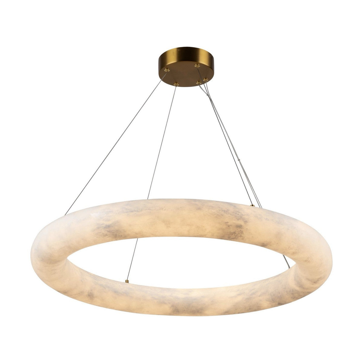 Camila LED Chandelier Brushed Brass