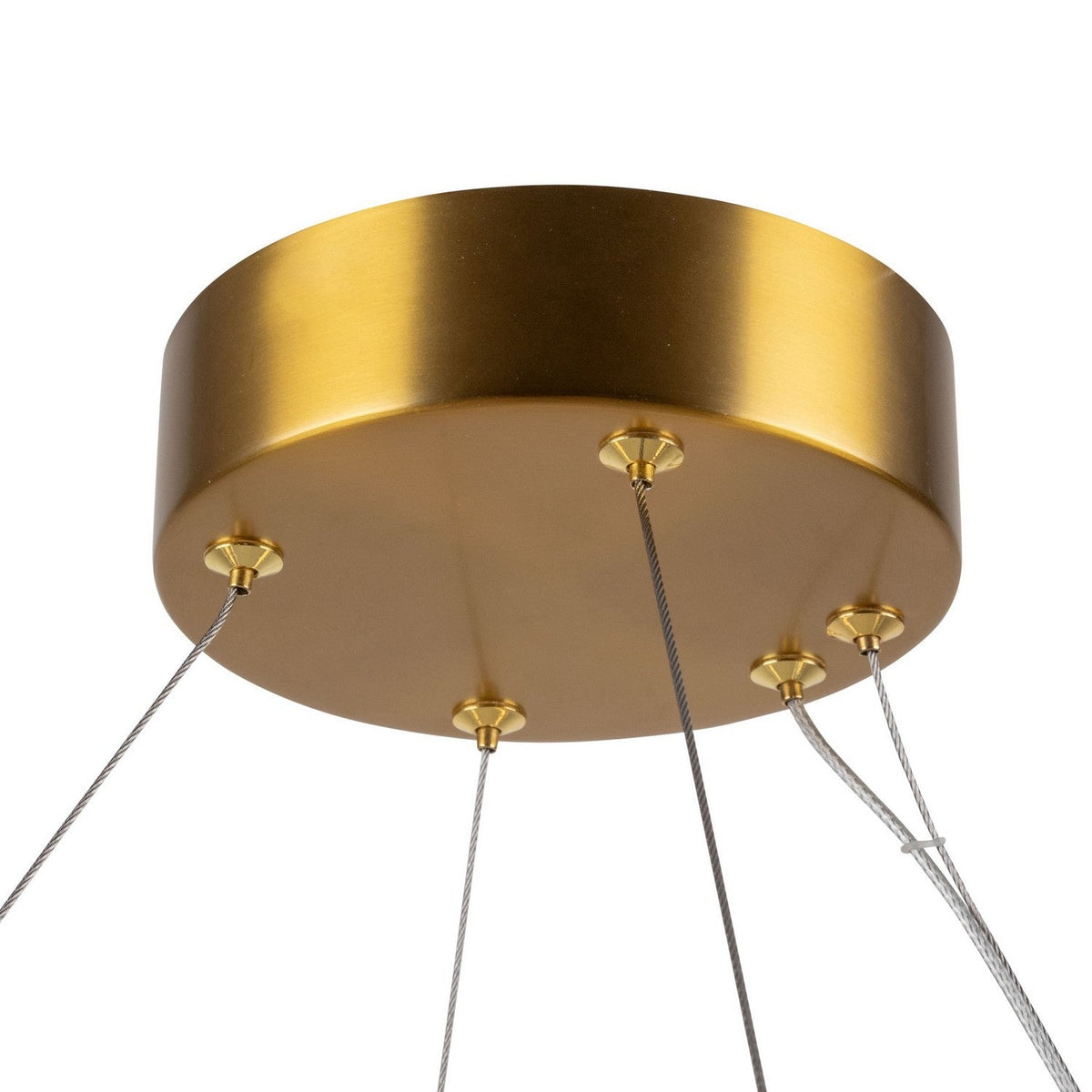 Camila LED Chandelier Brushed Brass