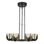 Colette LED Chandelier Urban Bronze/Alabaster