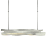 Landscape LED Pendant- Sterling Finish - Standard Height