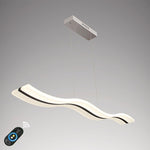 Wavy Acrylic Dimmable LED Modern Pendant Lighting Chandeliers Hanging Lamp