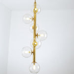 34'' Artistic Glass 7-light LED Modern Chandeliers Pendant Light Hanging Lamp