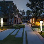LED Outdoor Post Lights Garden Lights Outside Lights Geometric ShapedPatio Lights