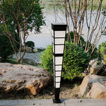 LED Outdoor Post Lights Garden Lights Outside Lights Geometric ShapedPatio Lights