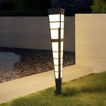 LED Outdoor Post Lights Garden Lights Outside Lights Geometric ShapedPatio Lights