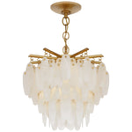 Cora LED Semi-Flush Mount Antique-Burnished Brass