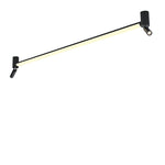 LED Strip Modern Flush Mount Ceiling Lights with Bulb and Spotlight