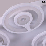 Round Flower Shaped LED Modern Flush Mount Lighting Ceiling Lights Hanging Light