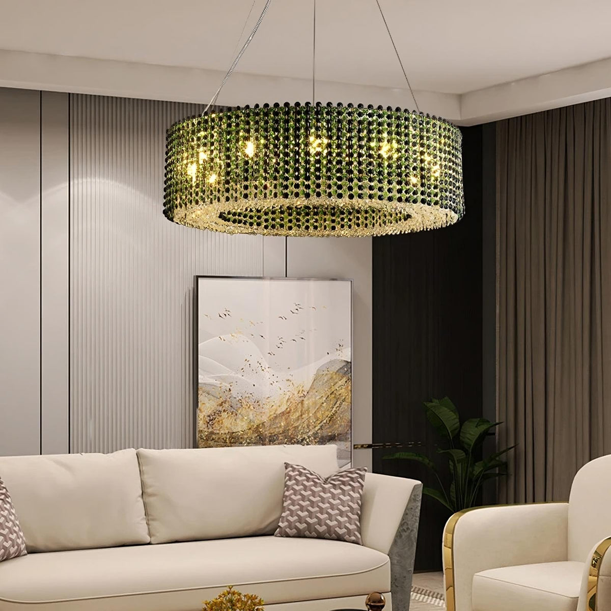 Alleri Crystal Beads Luxury Chandelier