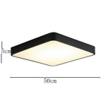Square LED Flush Mount Ceiling Lights Modern Metal Lights