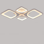 Rectangular Metal LED White Modern Ceiling Lights Flush Mount Lighting