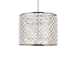 Madison 12 Light Polished Nickel Chandelier Clear