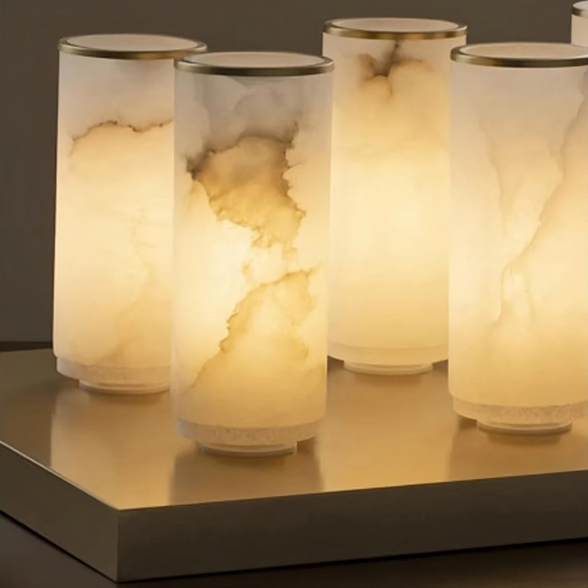 Moonshade Natural Marble Wall Sconce