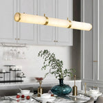 Moonshade Natural Marble Dining Room Lighting Fixture