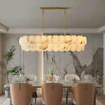 Moonshade Marble Dining Room Chandelier