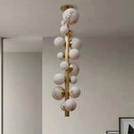 Moonshade Luxury Marble Ball Chandelier