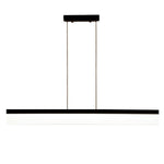 Aluminum Acrylic Kitchen Island Pendant Lights Elongated Linear Pendant Lighting