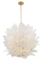 Metropolitan Orchid 24-Light 35.5-in Legacy Brass Indoor Pendant