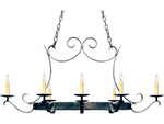 Meyda Laramie 8-Light Pewter Island Pendant