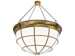 Meyda 18-Light Brass Bowl Pendant