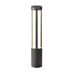 Cylinder Shaped LED Black Modern Outdoor Post Lights Pole Lamp Path Lights
