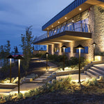 Minimalist Modern Waterproof High Pole Post Light for Landscape Garden Road