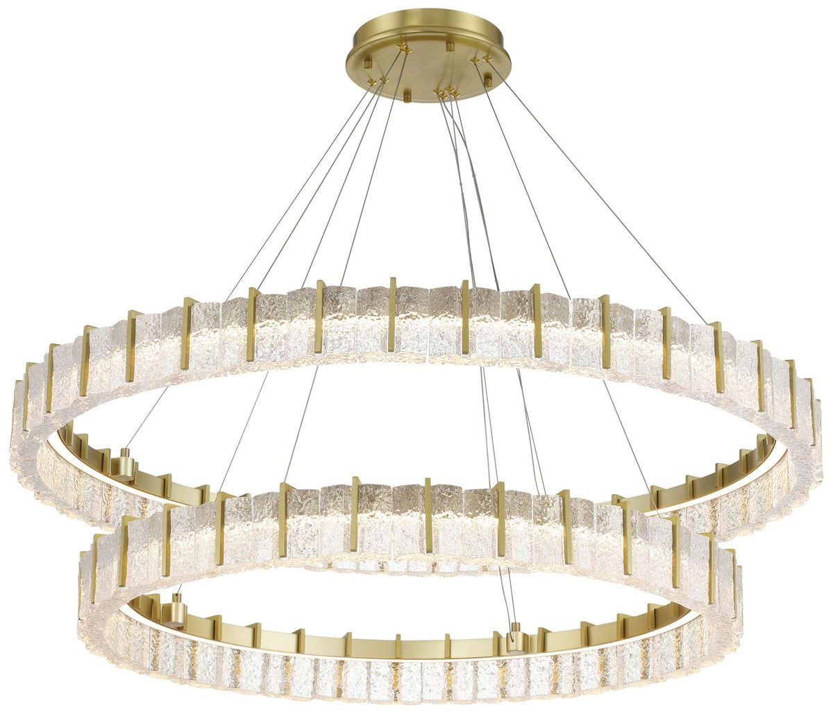 Minka-Lavery Sevryn LED 44.5-in Soft Brass Indoor Chandelier