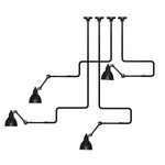 Modern Creative Mini Chandelier Island Metal Ceiling Light 1 Bulb